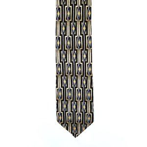 Louis Roth Men's Necktie 100% Silk Handmade Multicolor Korea 59x4 in